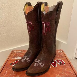 Texas A&M Woman’s Gameday Cowboy Boot NEW W/TAGS